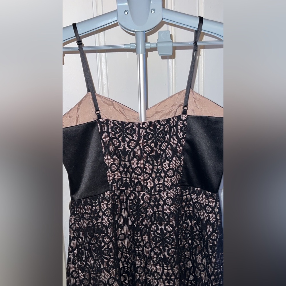 Laundry by Design- Women's Sleeveless Lace Mini Dress Black - Picture 4 of 8